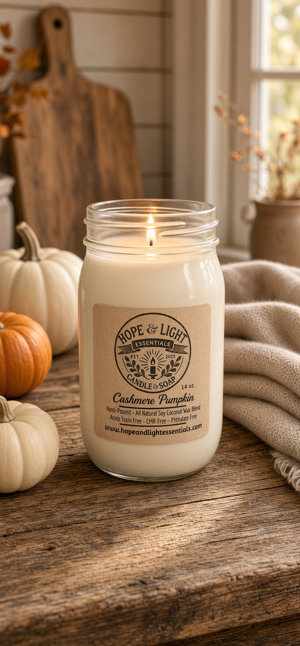 14 oz Cashmere Pumpkin
