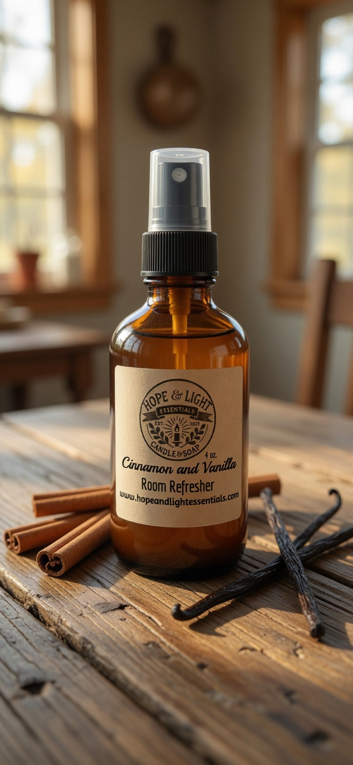 4oz Cinnamon and Vanilla Room Refresher