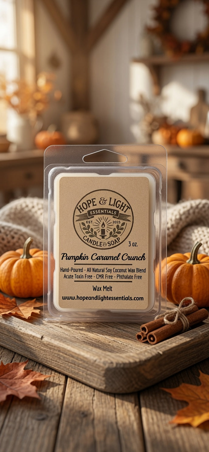 3 oz Pumpkin Caramel Crunch Wax Melt