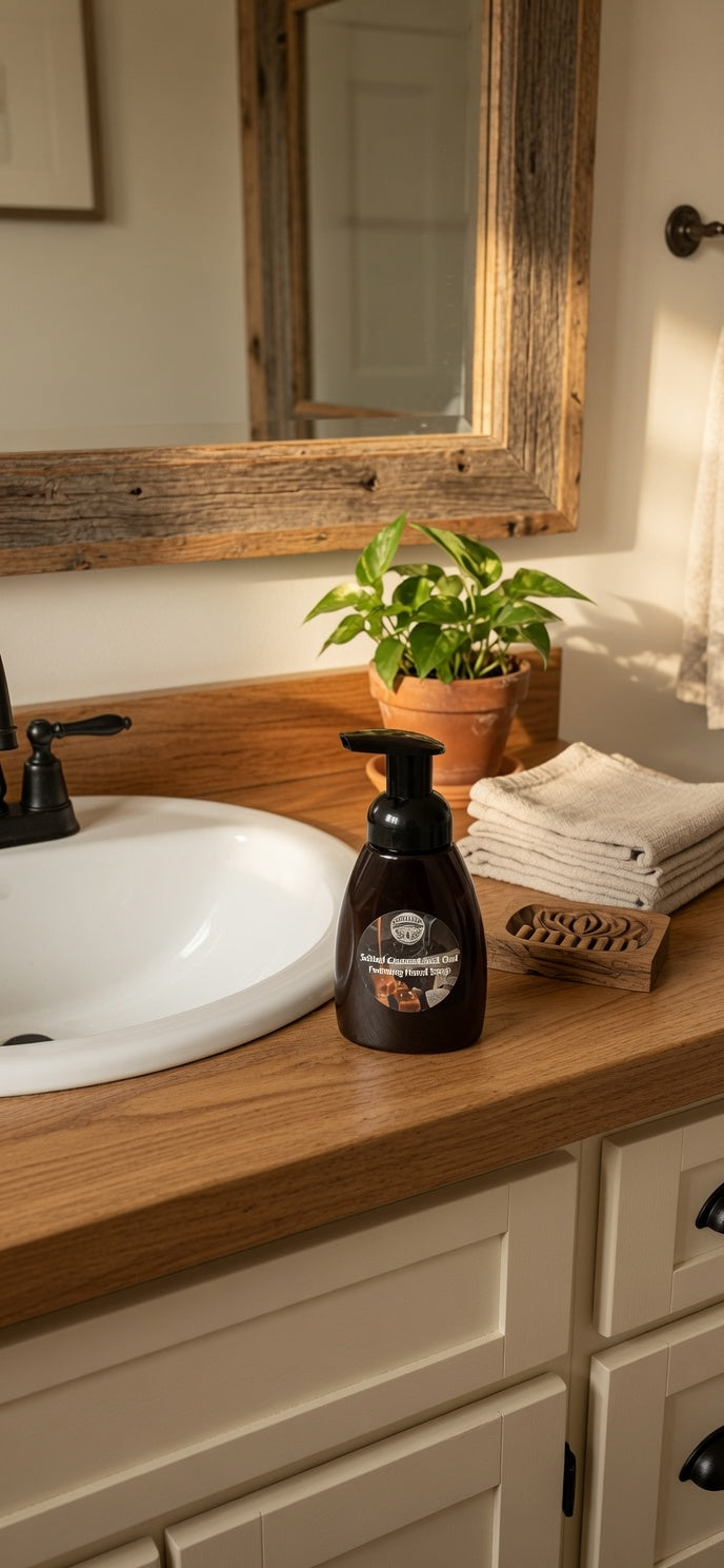 Salted Caramel and Oud Foaming Hand Soap