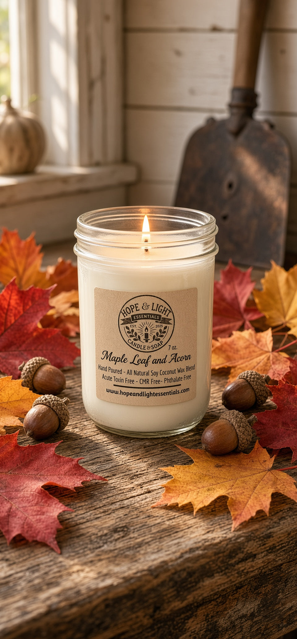 7 oz Maple Leaf and Acorn