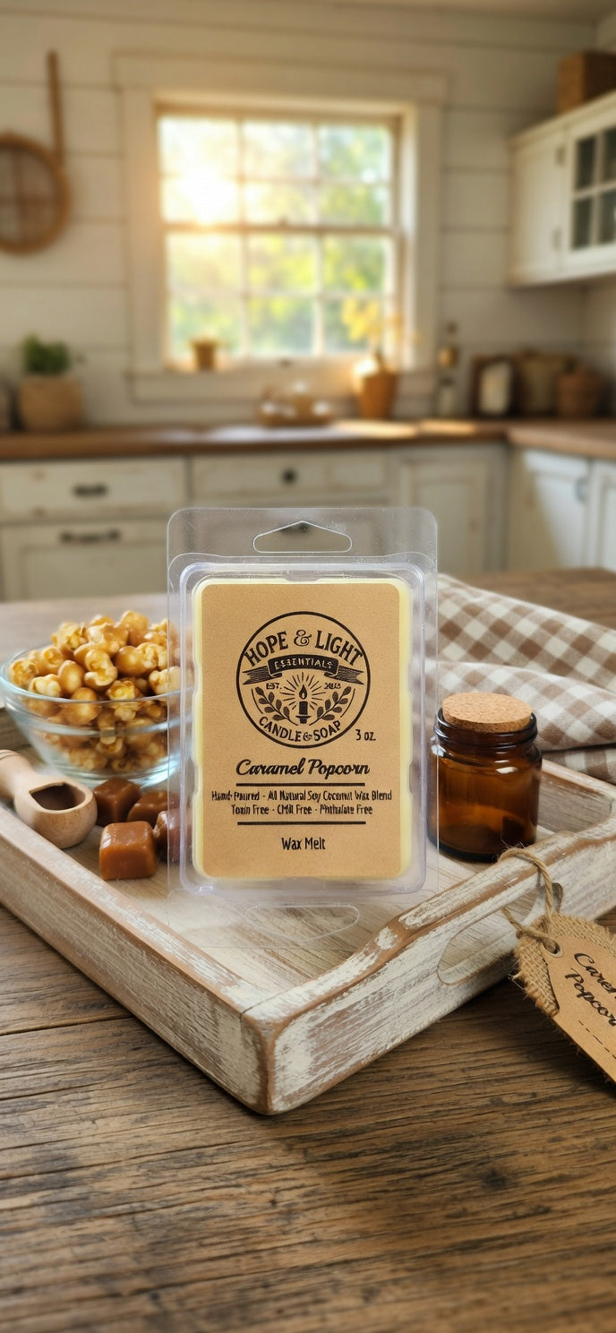 3 oz Caramel Popcorn Wax Melt
