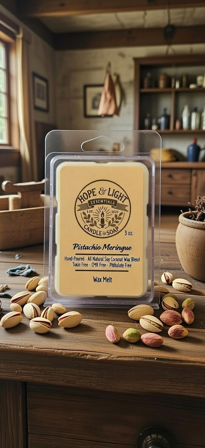 3 oz Pistachio Meringue Wax Melt
