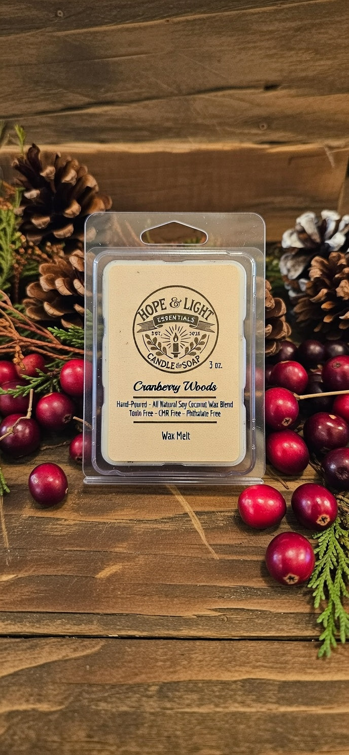 3 oz Cranberry Woods Wax Melt