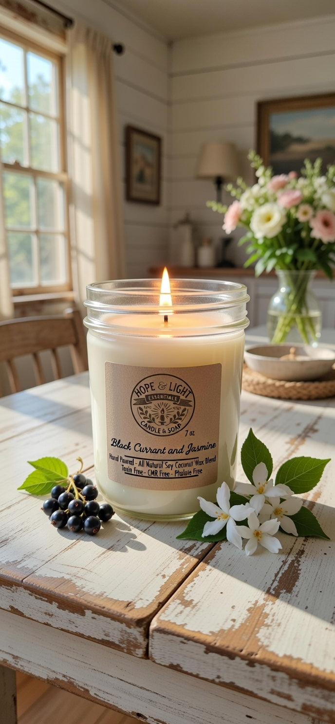 7 oz Black Currant and Jasmine