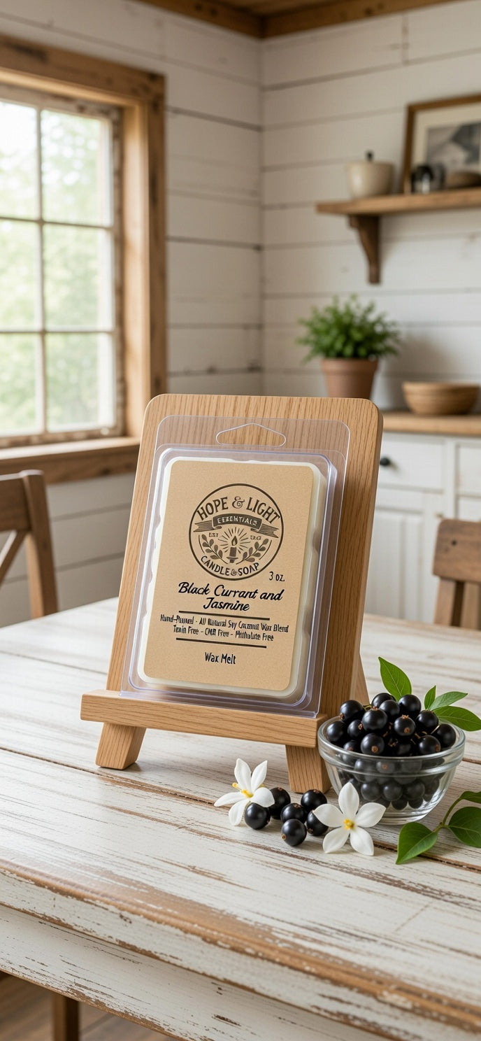 3 oz Black Currant and Jasmine Wax Melt