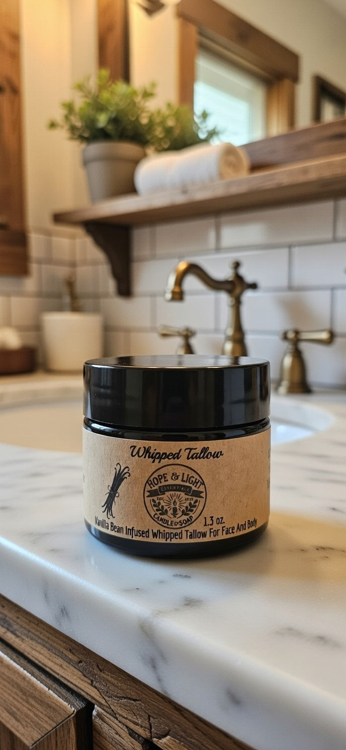 Vanilla Bean Infused Whipped Tallow