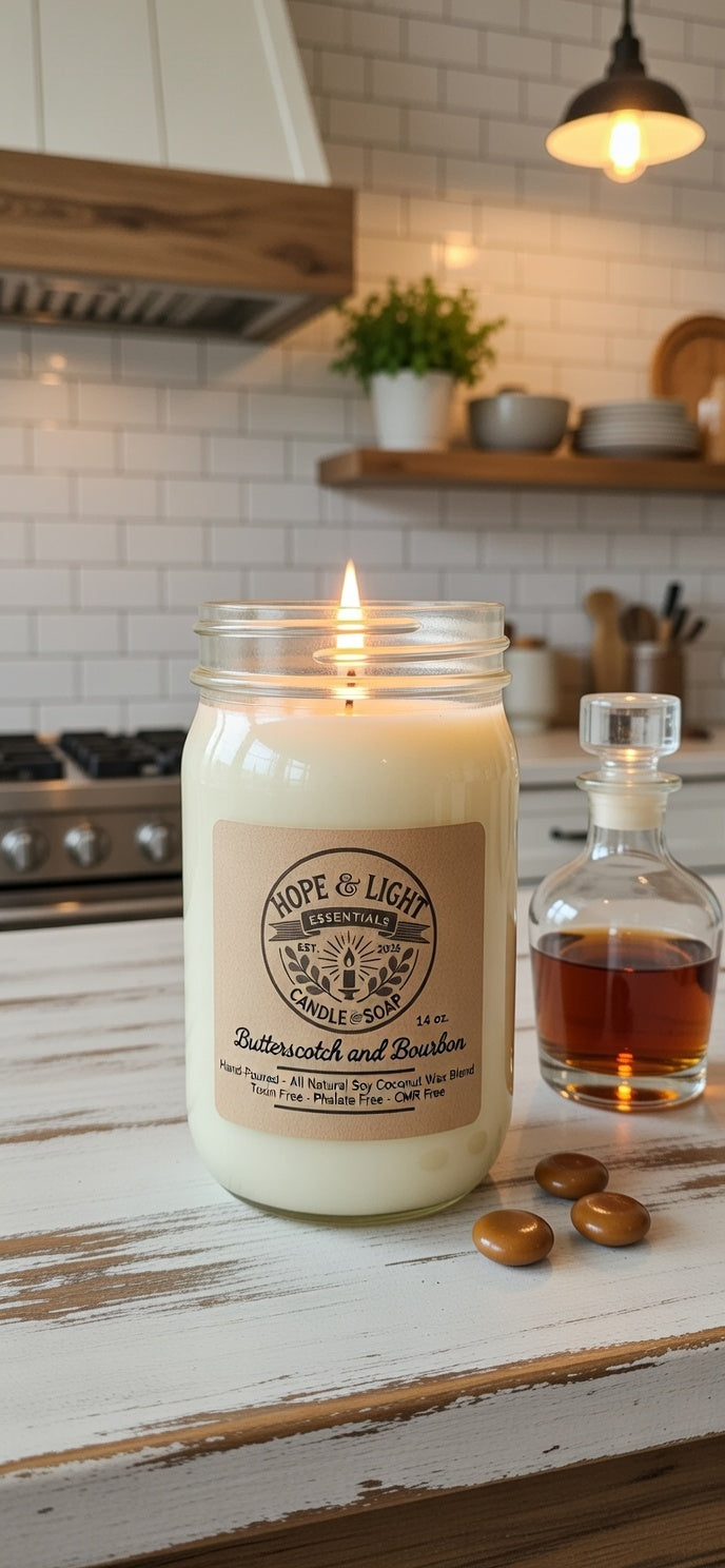 14 oz Butterscotch and Bourbon