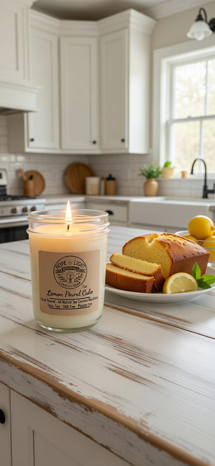 7 oz Lemon Pound Cake – Hope and Light Essentials