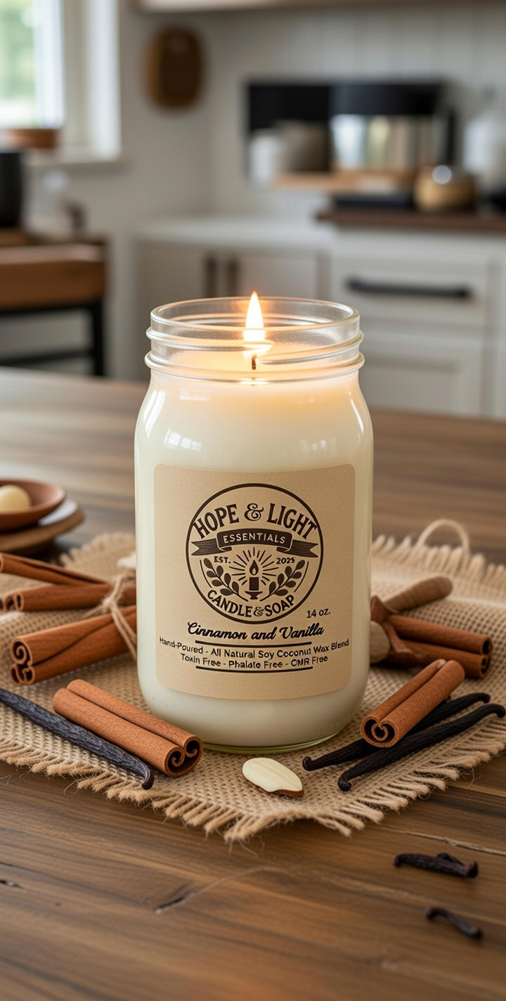 14 oz Cinnamon and Vanilla