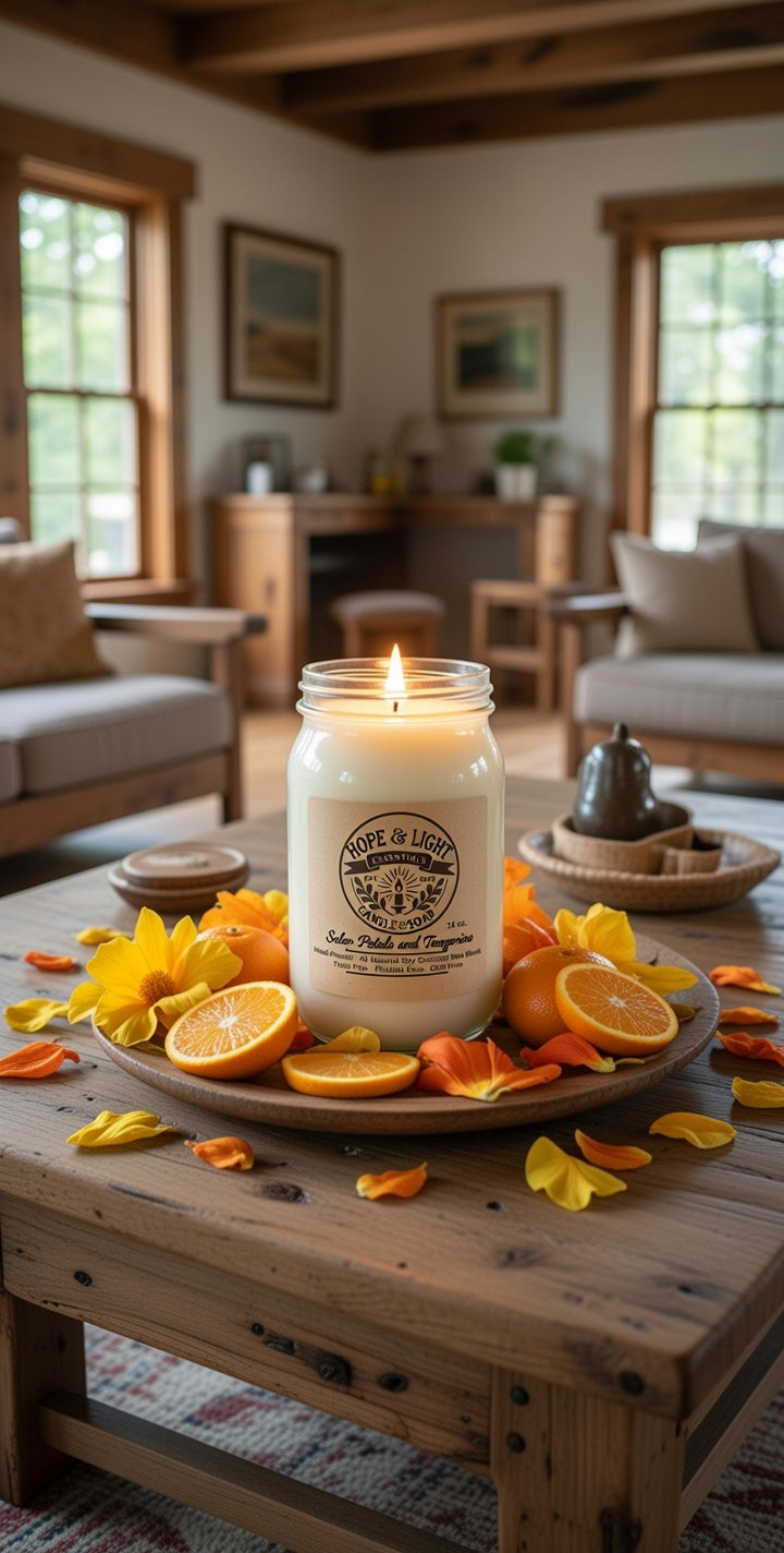 14 oz Solar Petals and Tangerine