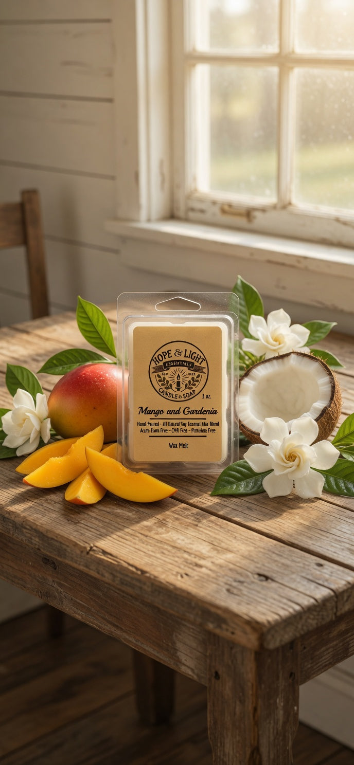 3 oz Mango and Gardenia Wax Melt