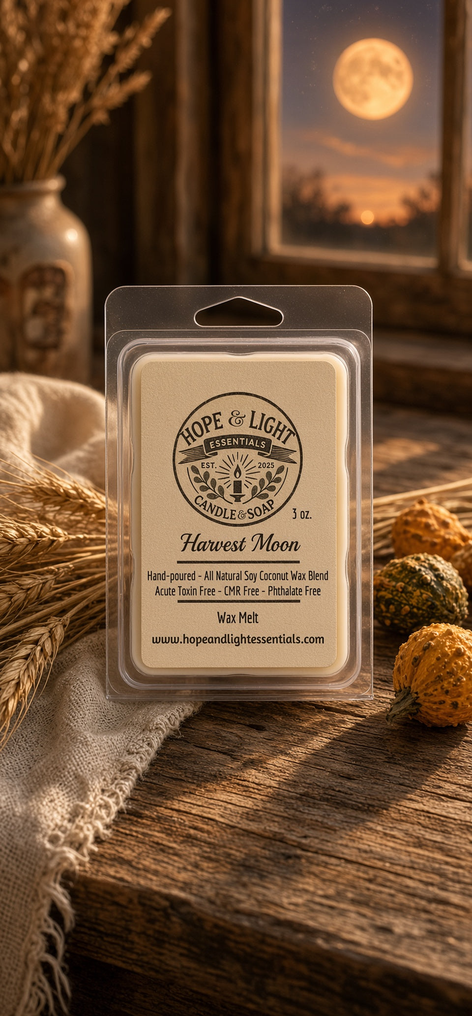 3 oz Harvest Moon Wax Melt
