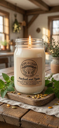 14 oz Patchouli and Pepita